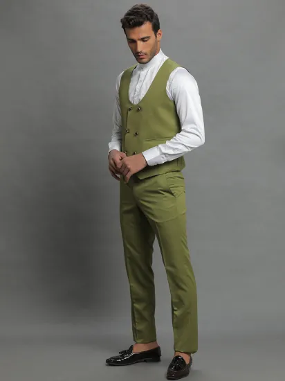 Dress pent shirt with waistcoat clearance