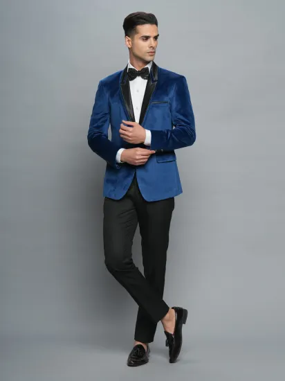 Rent Royal Blue Velvet Tuxedo Regal Stylish Formalwear Candidmen