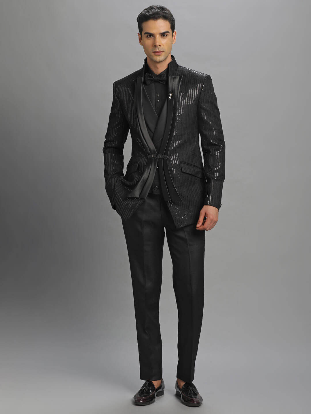 displaying image of Black Designer Special Tuxedo