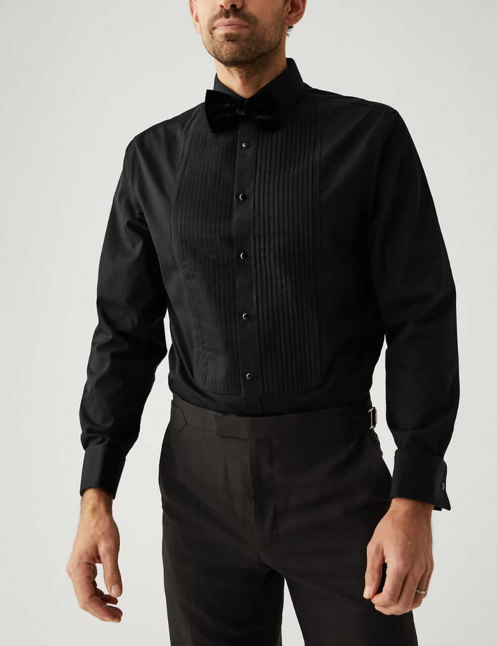 Black Tuxedo Shirt