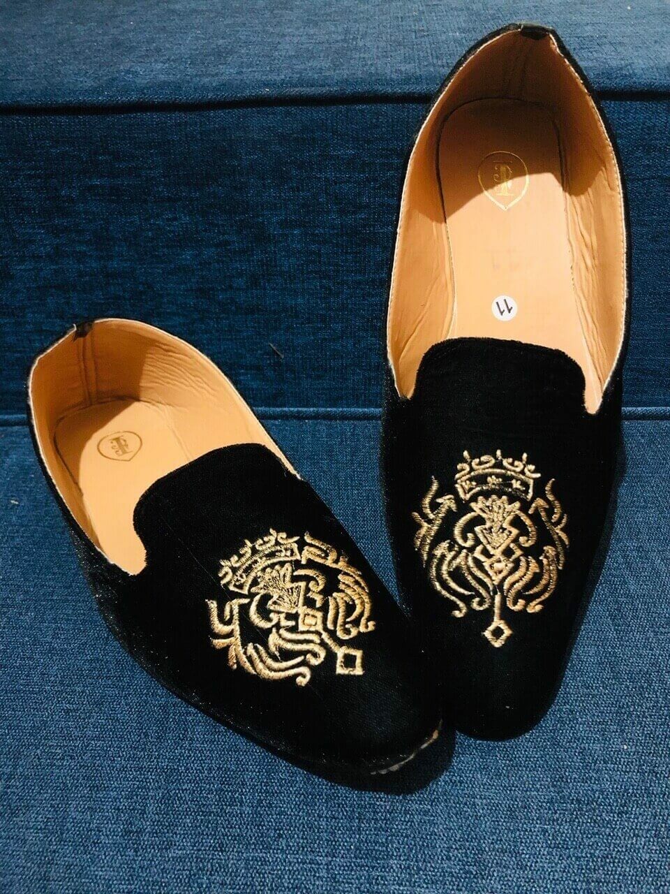 Black Velvet Shoe