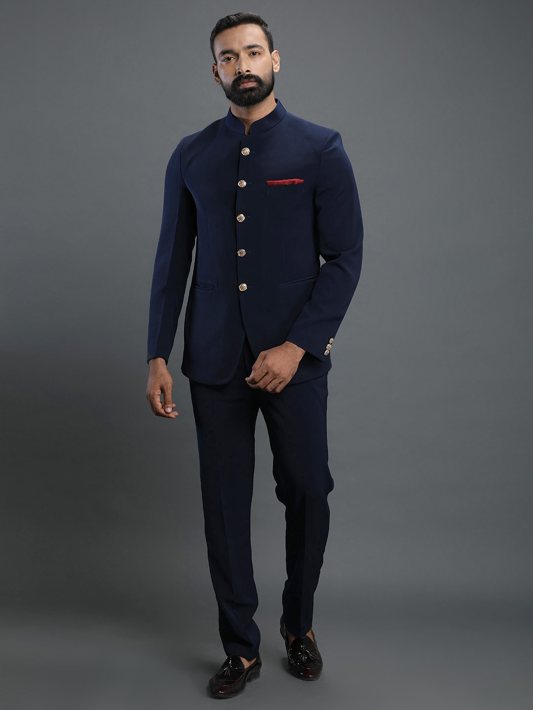 Blue Jodhpuri Suit