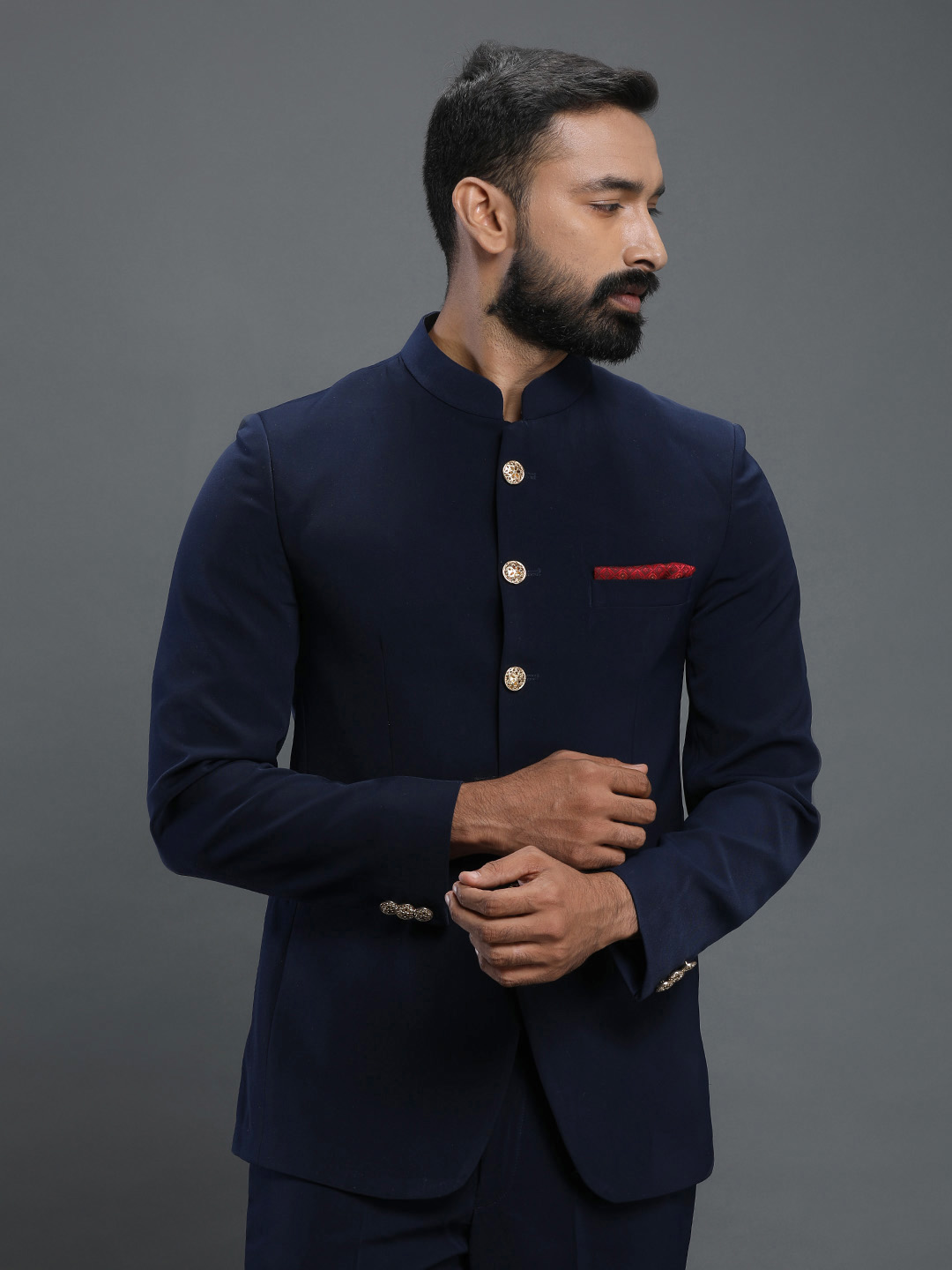 Blue Jodhpuri Suit