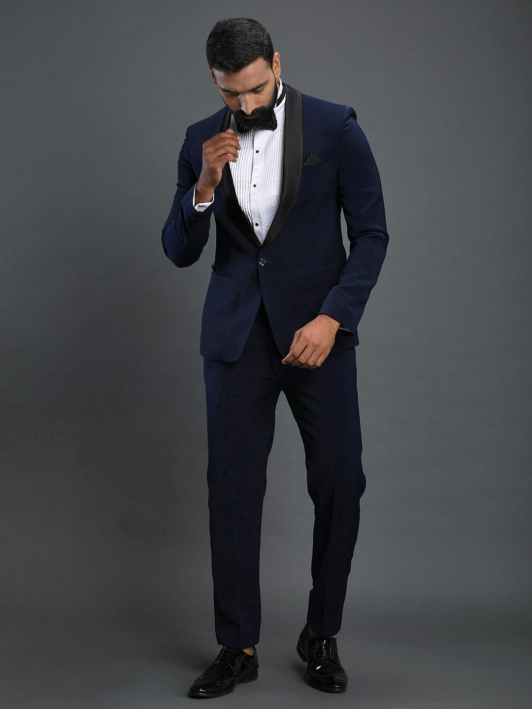 Blue Polynosic Tux