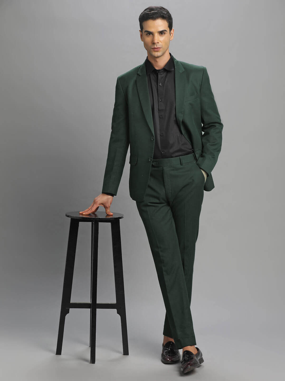 Dark Green 2 Piece Suit