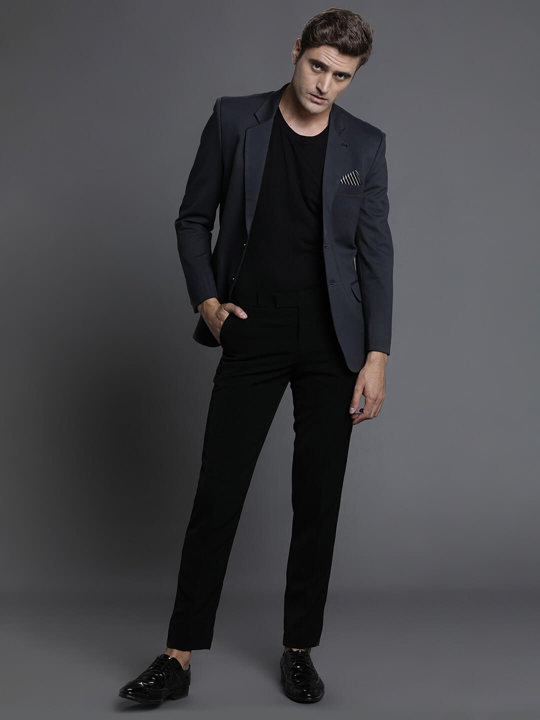 Dark Grey Twede Blazer