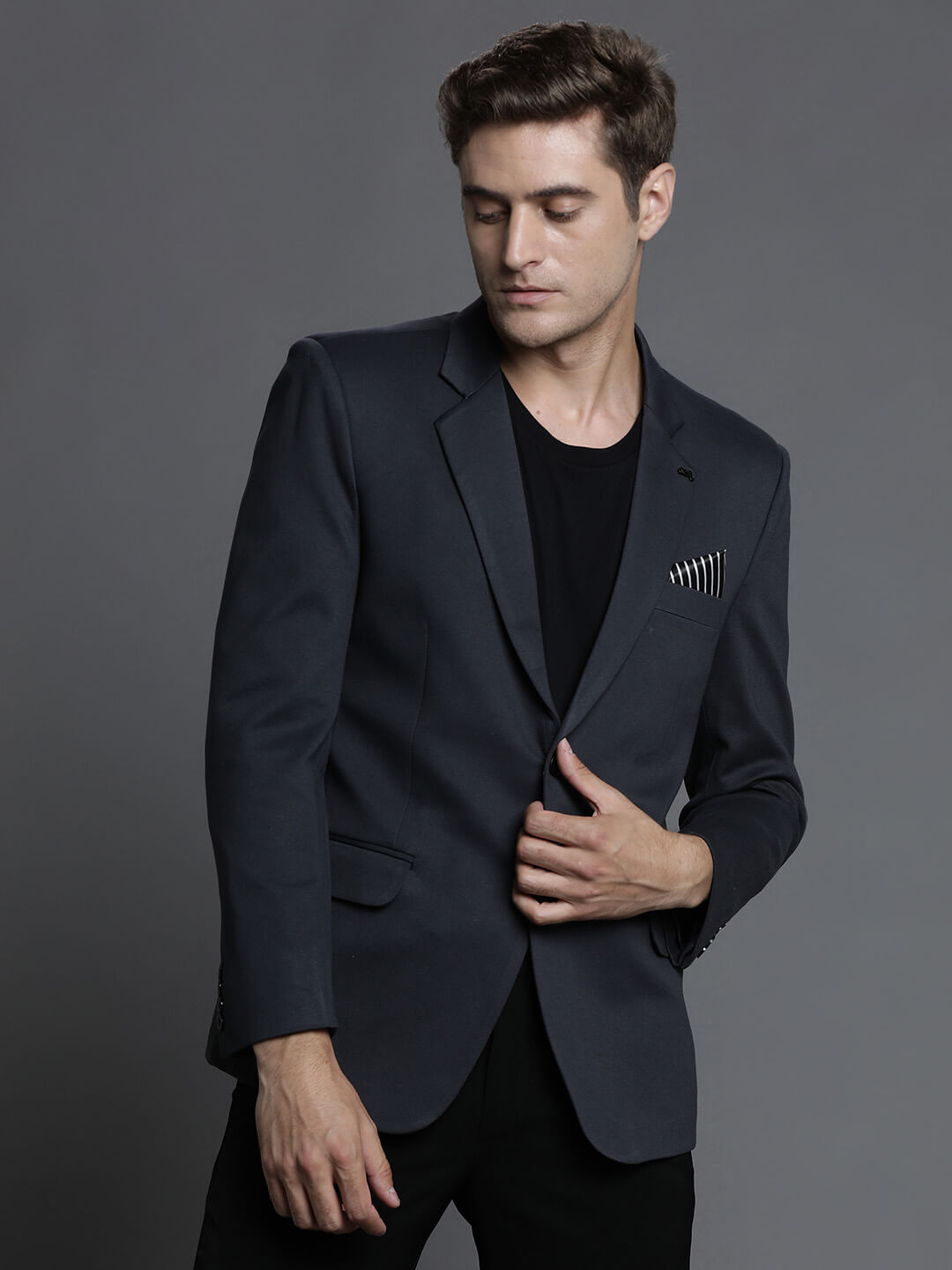 Dark Grey Twede Blazer