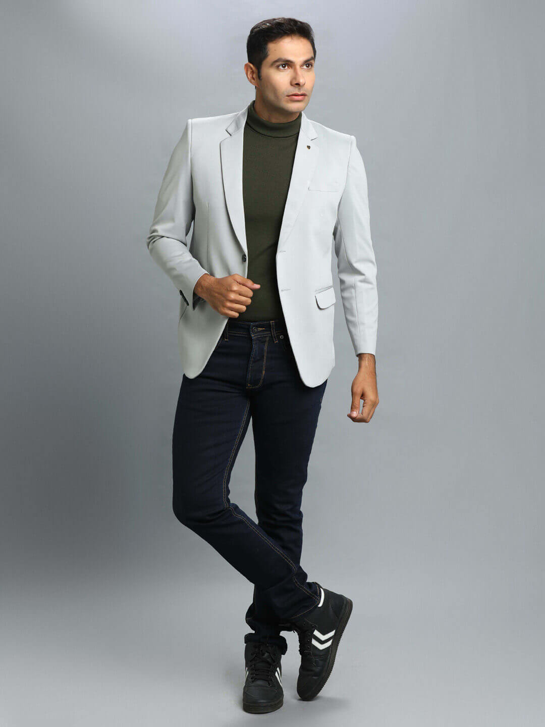 Light Grey Twede Blazer
