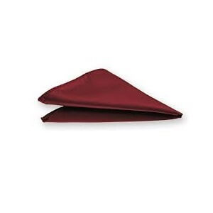 Maroon Pocket Square