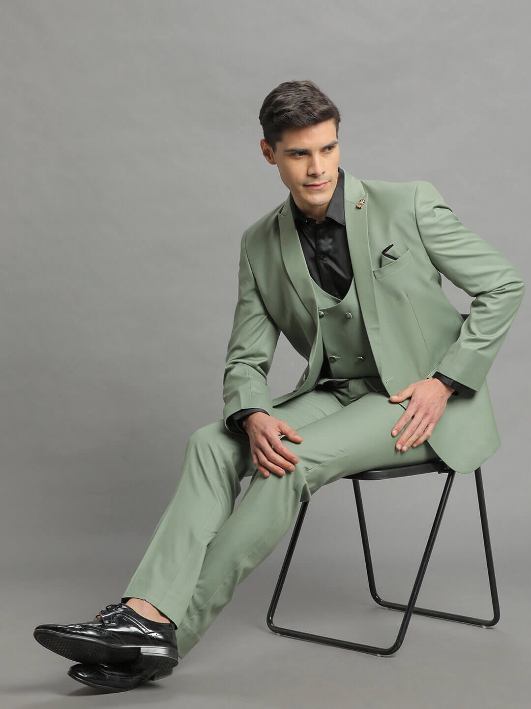 Pastel Green 3 Piece Suit