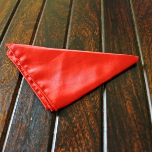 Red Pocket Square