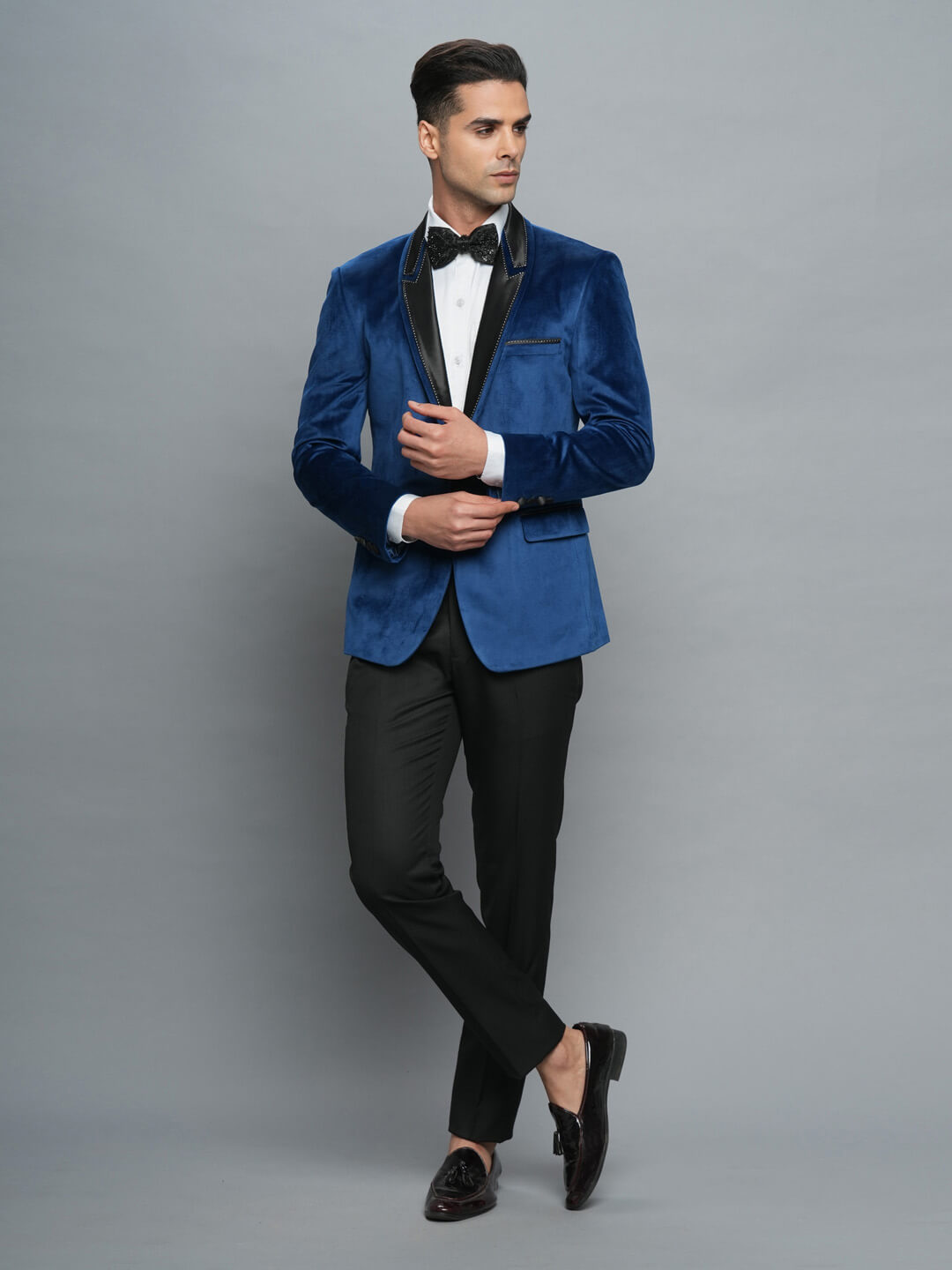 Royal Blue Velvet Tuxedo