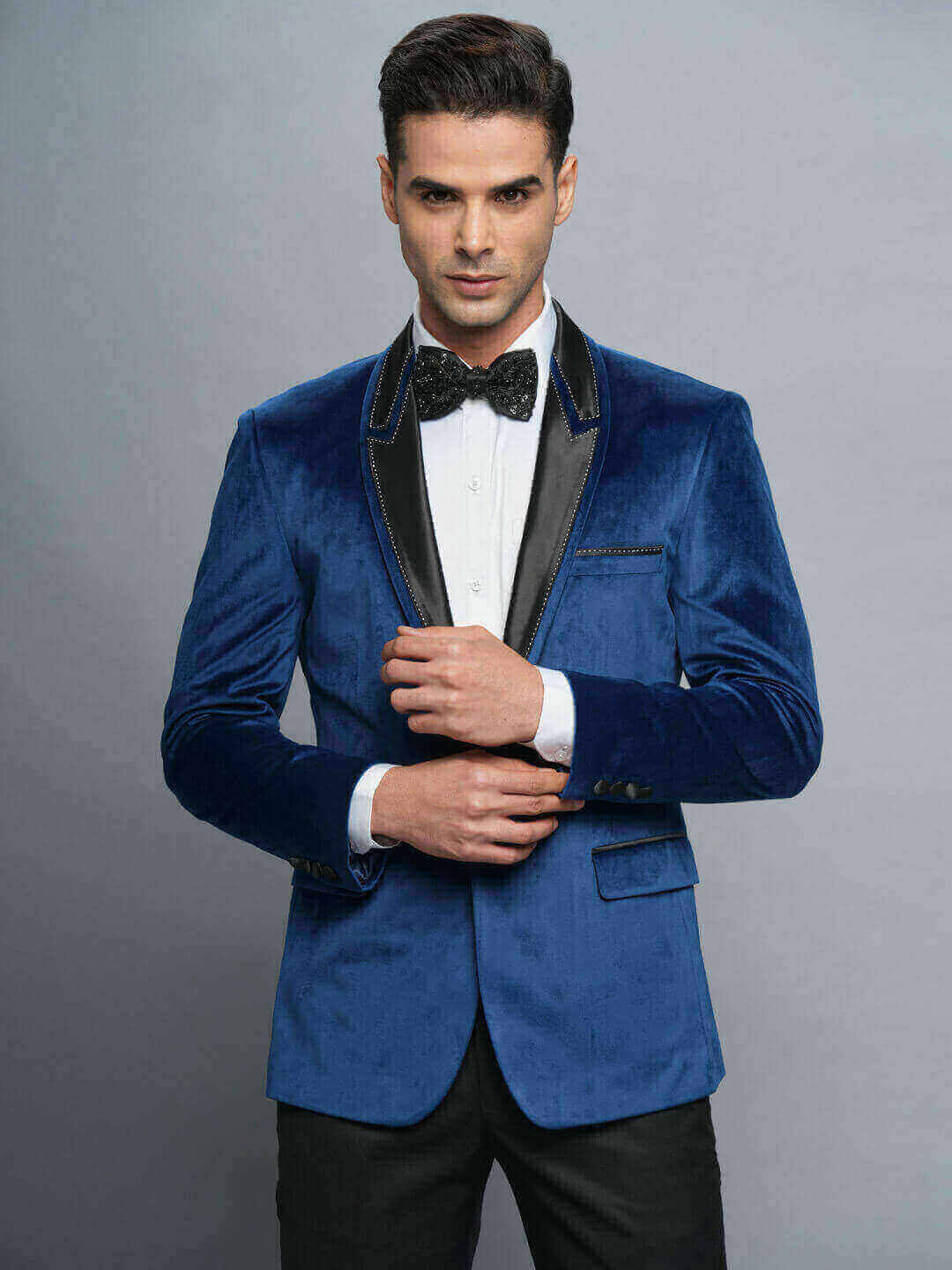 Royal Blue Velvet Tuxedo